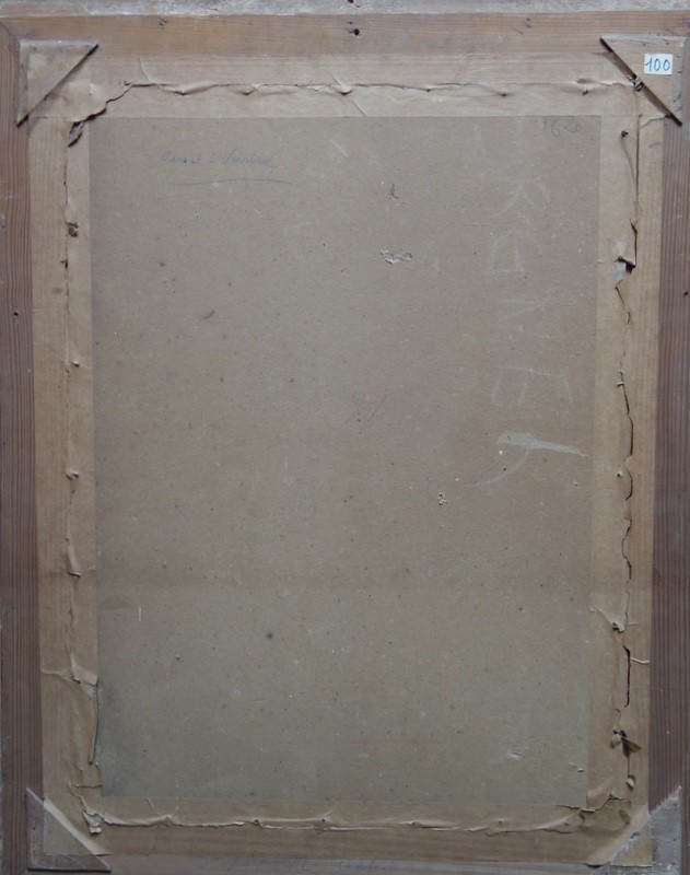 "canal In Venice" Watercolor By Louis Agricol Mountain-photo-3