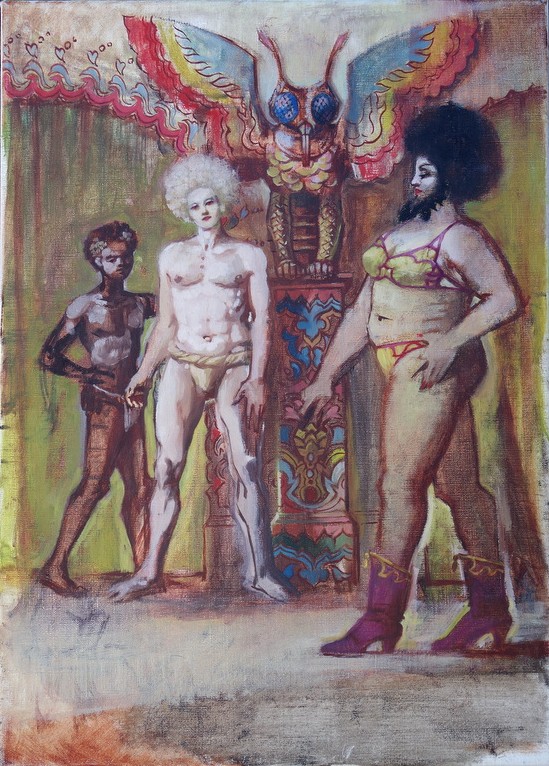 "the Bearded Woman" By Antoine Ribet, Circa 1970