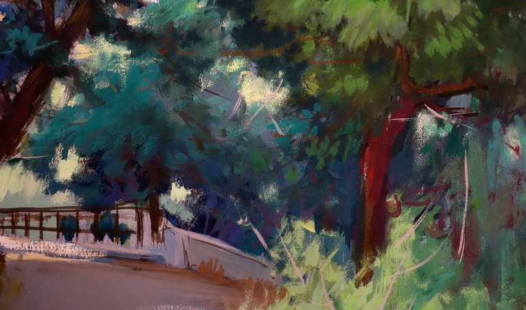 "bridge Over The Bave" By Gaston Belmon...saint Céré ..lot -photo-1