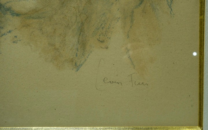 "portrait Of A Young Girl" Lithograph By Leonor Fini-photo-3