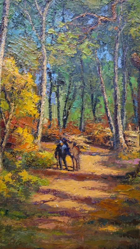"the Wood Gatherer And His Donkey" By Jacques Lucas-photo-2
