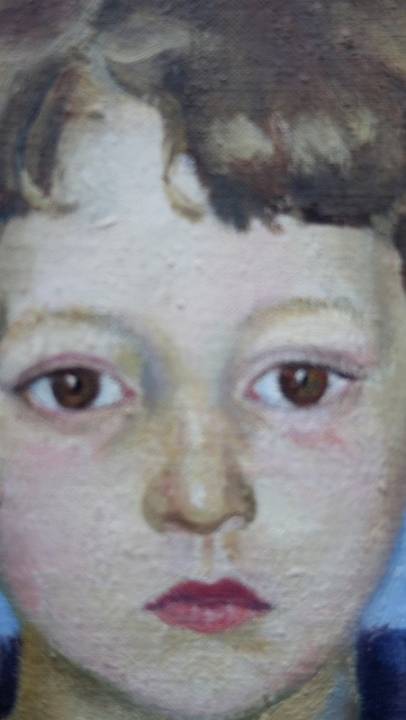 "little Girl With Flors"..pierre Deval 1924-photo-3