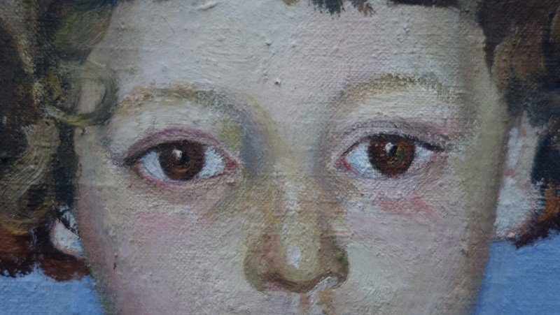 "little Girl With Flors"..pierre Deval 1924-photo-4