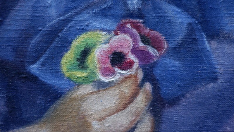 "little Girl With Flors"..pierre Deval 1924-photo-2