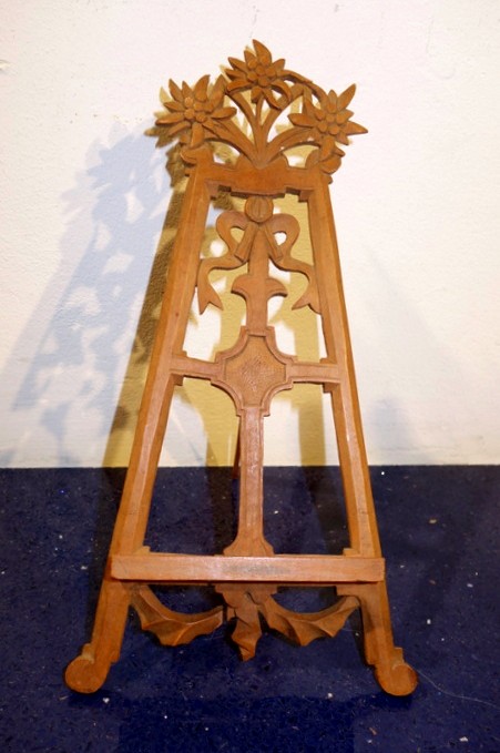 Lot de 3 "Petits CHEVALETS" en Bois Naturel-photo-3