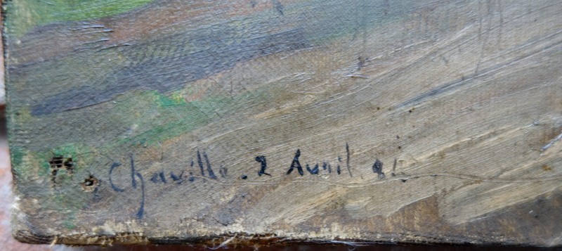 "CHAVILLE 2 Avril 1881" .....Pas de Signature-photo-4