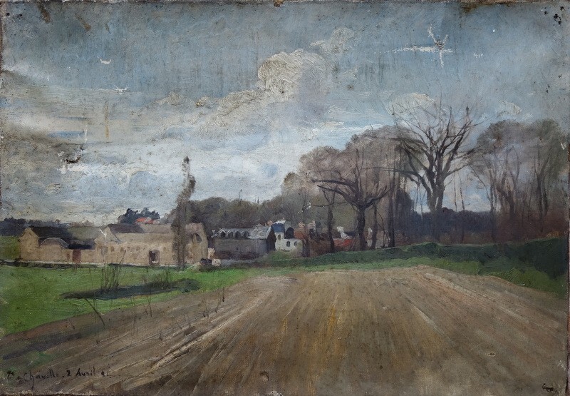 "CHAVILLE 2 Avril 1881" .....Pas de Signature