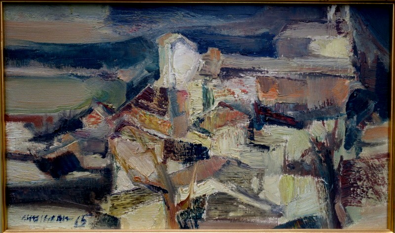 "Le VILLAGE " Signature Non Dechiffrée...1965-photo-2