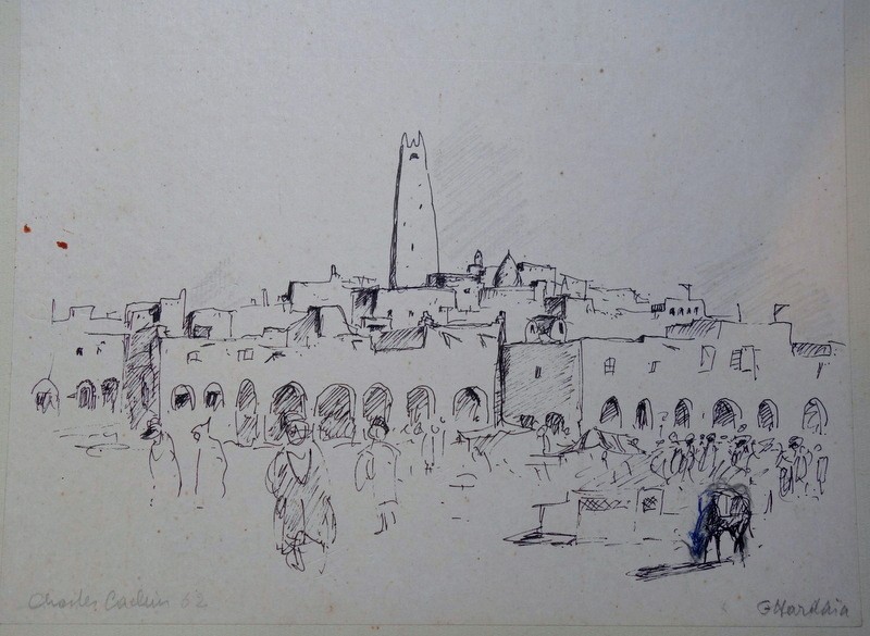 "GHARDAIA " par Charles CACHIN....ALGERIE 1962