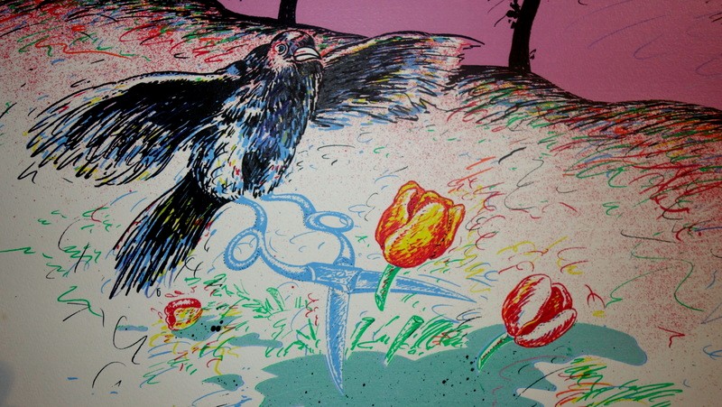 "the Thieving Magpie" Serigraph By Christian Ludwig Attersee ...1973-photo-2