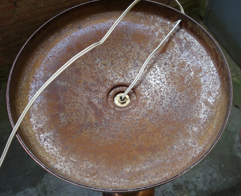 "LAMPADAIRE  ART DECO " en Laiton Cuivré -photo-4