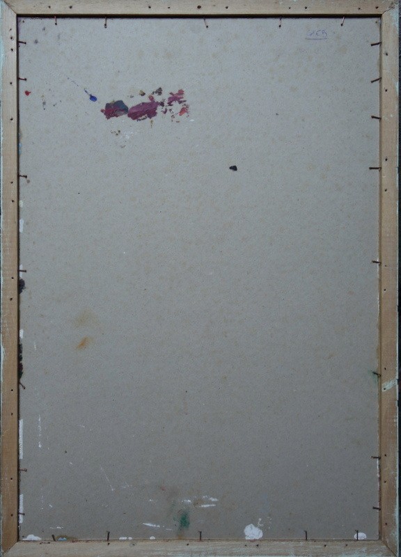 "Le BOUQUET de FLEURS" par Jean HOURREGUE vers 1960/70-photo-4