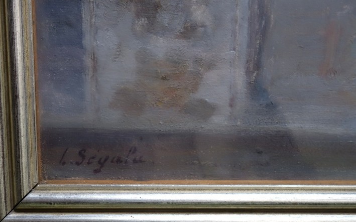 "NATURE MORTE aux PORCELAINES" Louise SEGALA vers 1930-photo-4