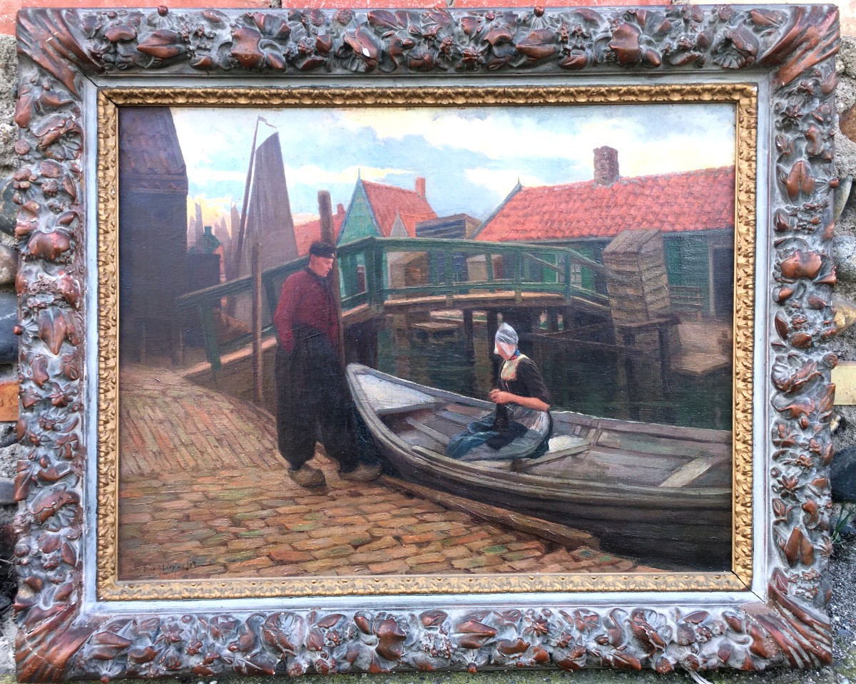 "dutch Romance" By Jules Benoit Levy ..1902