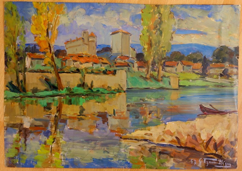 2 VUES de "VAREN" Lot et Garonne , G.IZAURE-DEZES ..1957-photo-2