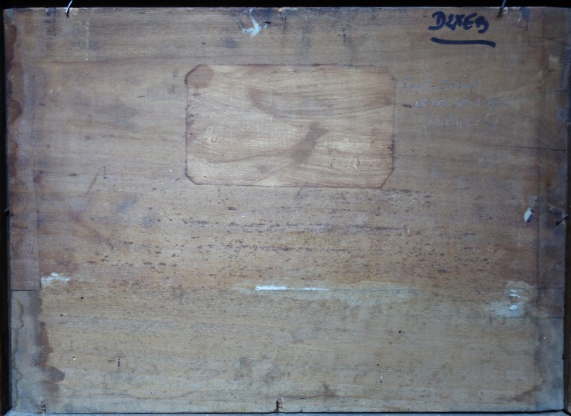 "CHASSEUR et son CHIEN" par P.LEYENDECKER vers 1880-photo-2