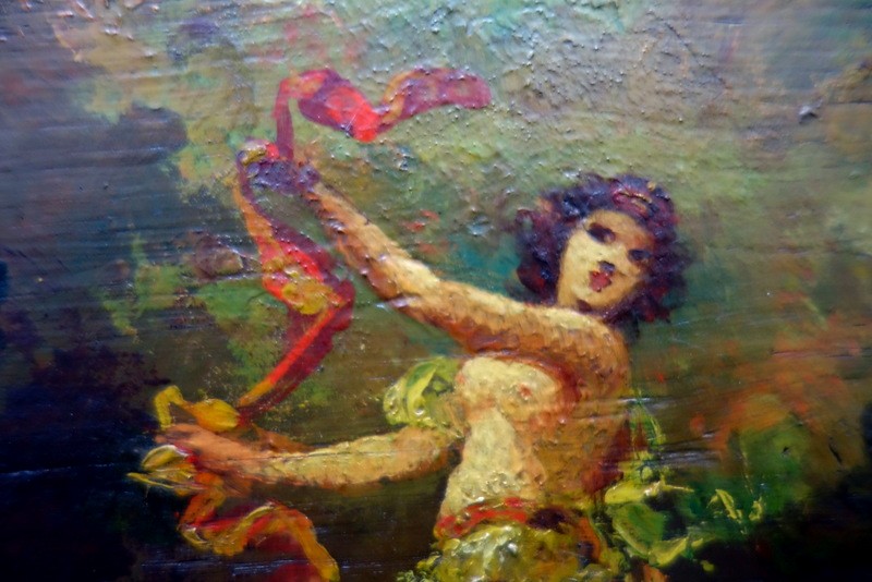 "DANSEUSE au HAREM" Attribué a Frederic BORGELLA vers 1880-photo-5