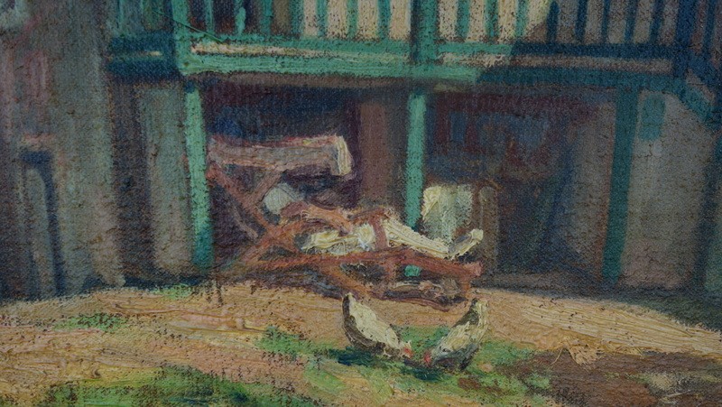 "REPOS et Jeux d'enfants " Raymond TURBEAUX  1930 en BOURGOGNE-photo-2