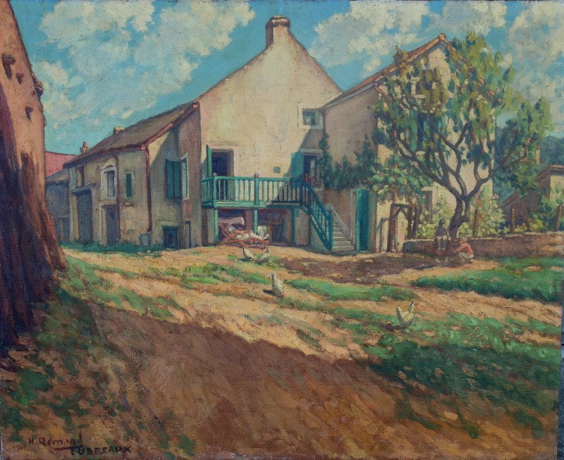 "REPOS et Jeux d'enfants " Raymond TURBEAUX  1930 en BOURGOGNE