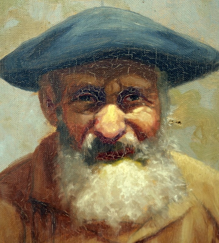 "the Breton Fisherman" By Charles Liebert, Circa 1930-photo-3