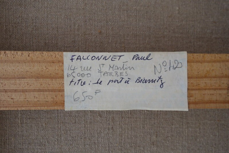 "the Port Of Biarritz" By Paul Falconnet...basque Country-photo-3