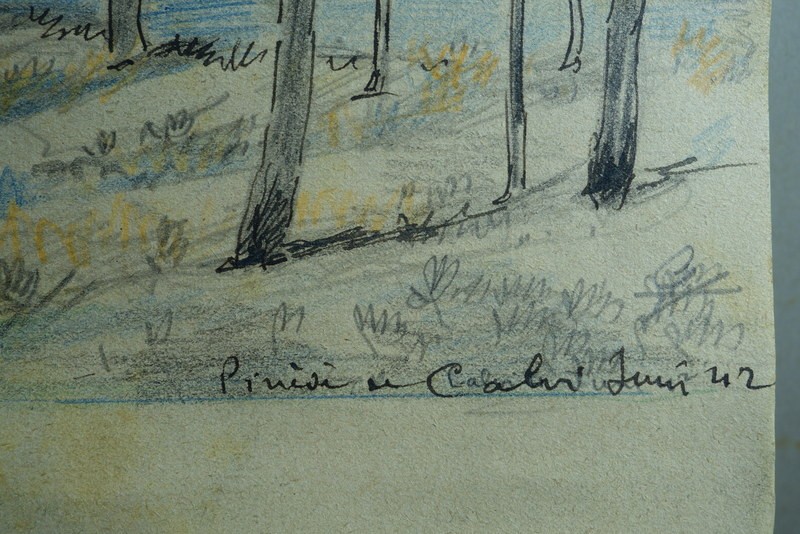 "calvi" 6 Drawings By Gustave Alaux ...corsica 1942-photo-7