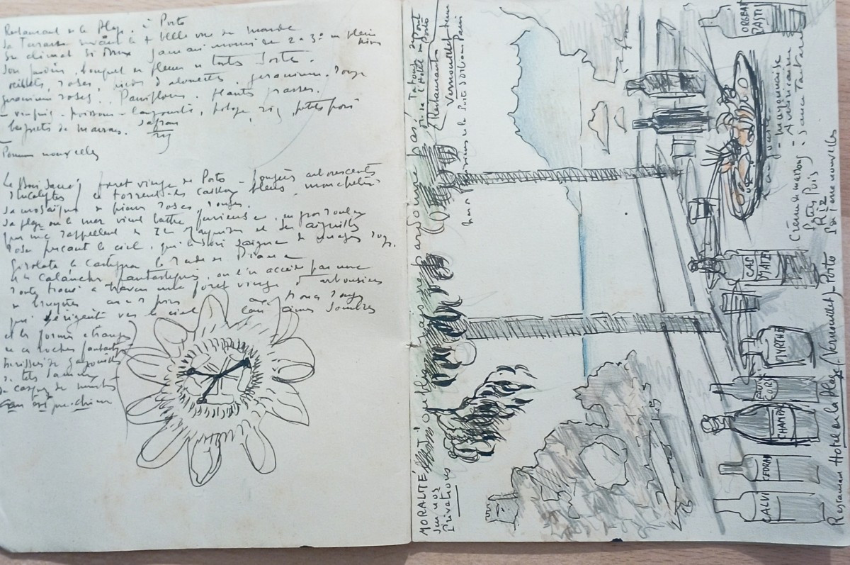 "calvi, Porto"6 Drawings Gustave Alaux, Corsica 1942-photo-3