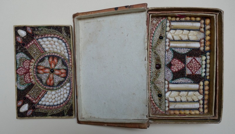 "SAILOR'S VALENTINE" CADEAU de SAINT VALENTIN.. 18/19 éme Siecle-photo-1