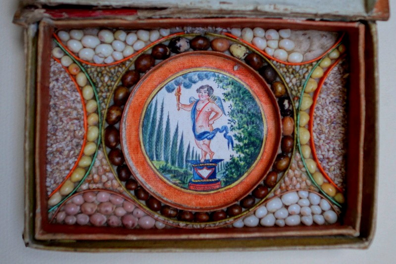 "SAILOR'S VALENTINE" CADEAU de SAINT VALENTIN.. 18/19 éme Siecle-photo-6