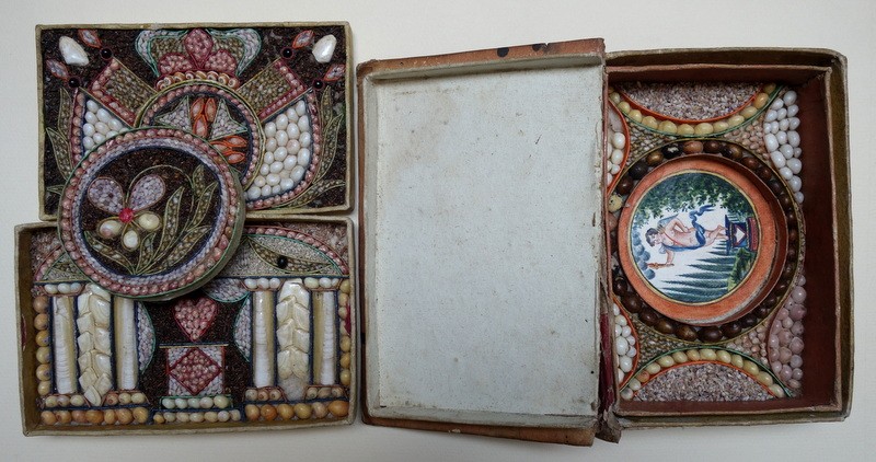 "SAILOR'S VALENTINE" CADEAU de SAINT VALENTIN.. 18/19 éme Siecle