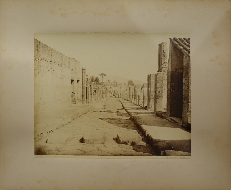 10 "PHOTOS de G.SOMMER NAPOLI" ROME, VESUVE,POMPEI 19 éme Siecle-photo-3