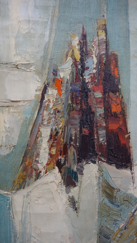 "AIGUILLE de GLACE aux DRUS" par René MARGOTTON ....1960-photo-3