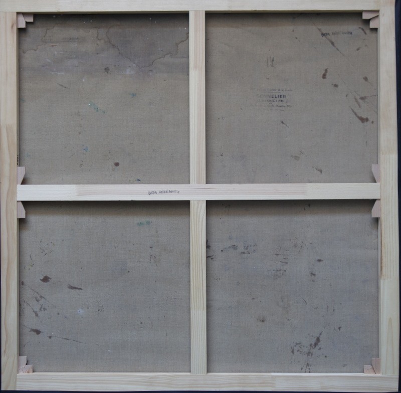 "abstraction Rose And Black" Batta Mihailovitch...1960-photo-4