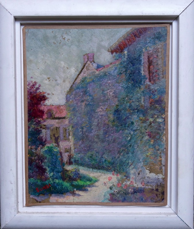 "back Of The Garden"..by Ferdinand Scossa ...1920