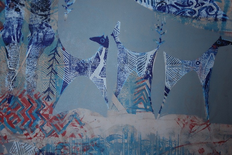 "ANIMAUX " Lithograhie de CHAHAB Tayefeh MOHADJER -photo-2