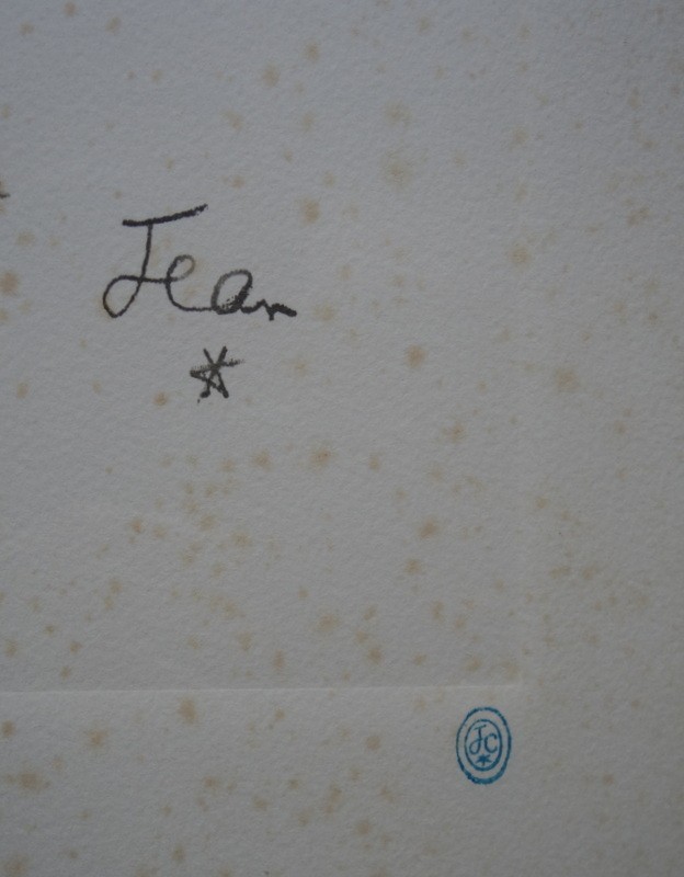 Lithography By Jean Cocteau-photo-4