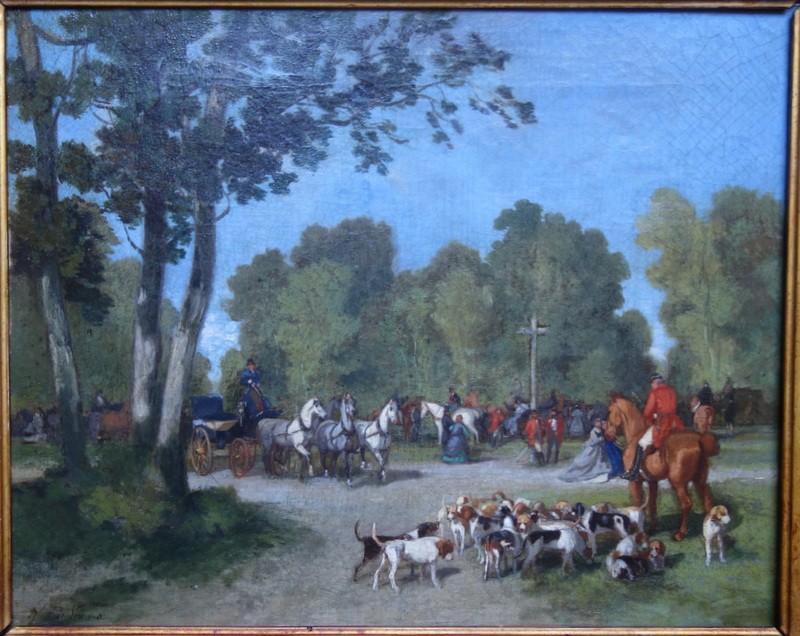 "hunting" Louise De Liniers 1890/1900-photo-2