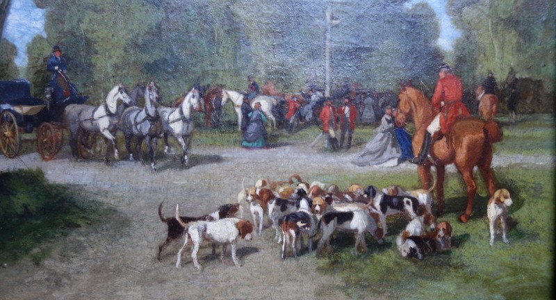 "hunting" Louise De Liniers 1890/1900-photo-3