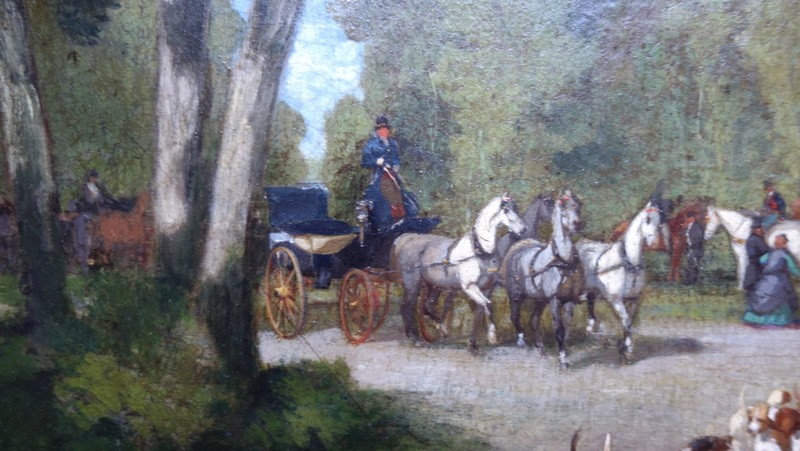 "hunting" Louise De Liniers 1890/1900-photo-4