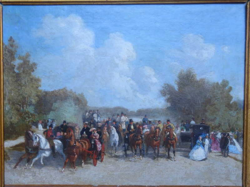 "le Depart " Louise Courbot De Liniers (att)..1900-photo-2