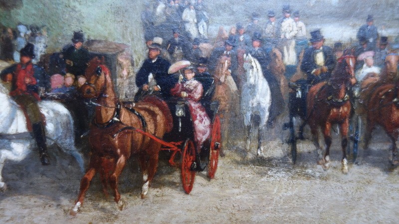 "le Depart " Louise Courbot De Liniers (att)..1900-photo-3