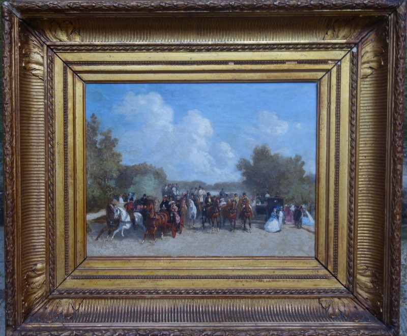 "le Depart " Louise Courbot De Liniers (att)..1900