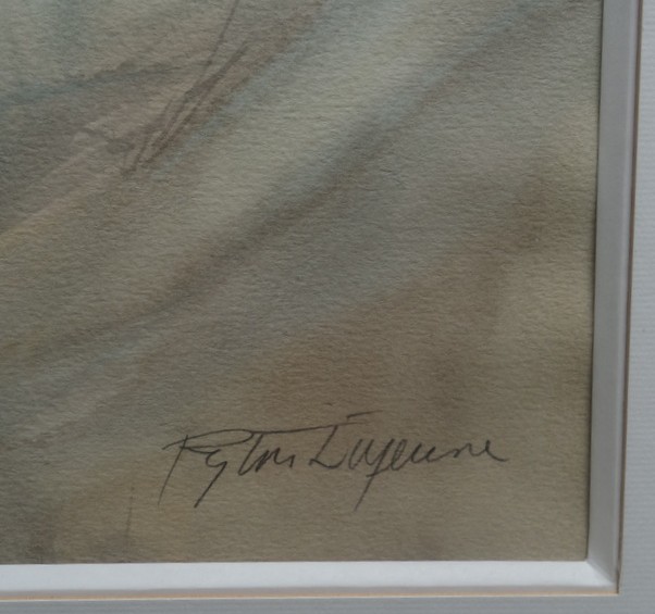 "ROQUEFIXADE" Aquarelle par Ryton CAZENAVE...Ariége-photo-3