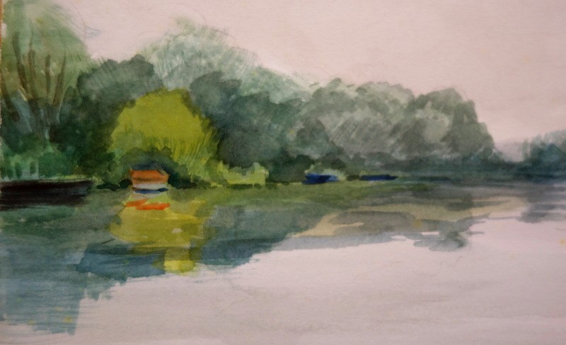 "oust At Glenac "  Edmond Vales ...bretagne-photo-2