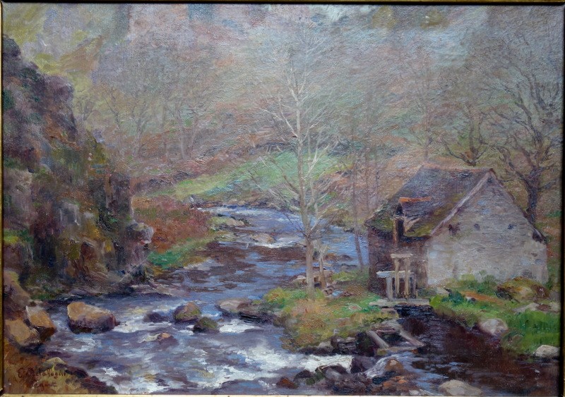 "moulin A Crozant " Eugéne Delahogue ...crozant 1904-photo-2