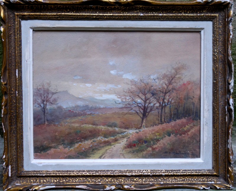 "Automne sur La Lande Pyrénéenne " par Henri d'HAUTERIVE