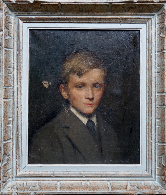 "JEUNE HOMME" par L.de VAREILLES  SOMMIERES vers 1900/1920