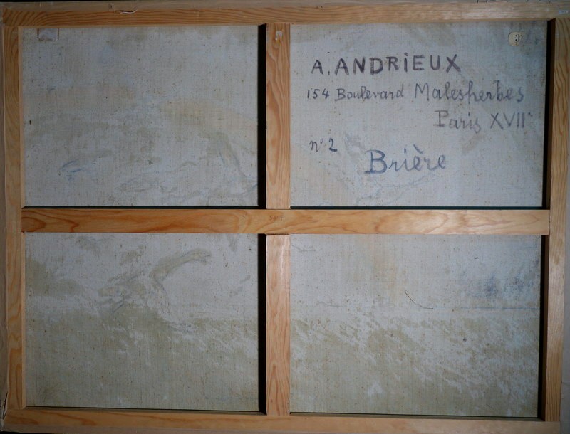 "VOL d'OIES  en Briére "par Alfred ANDRIEUX vers 1930-photo-2