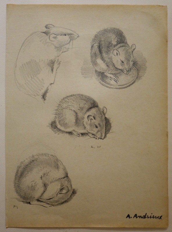 "mouses" By Alffred Andrieux ..1920