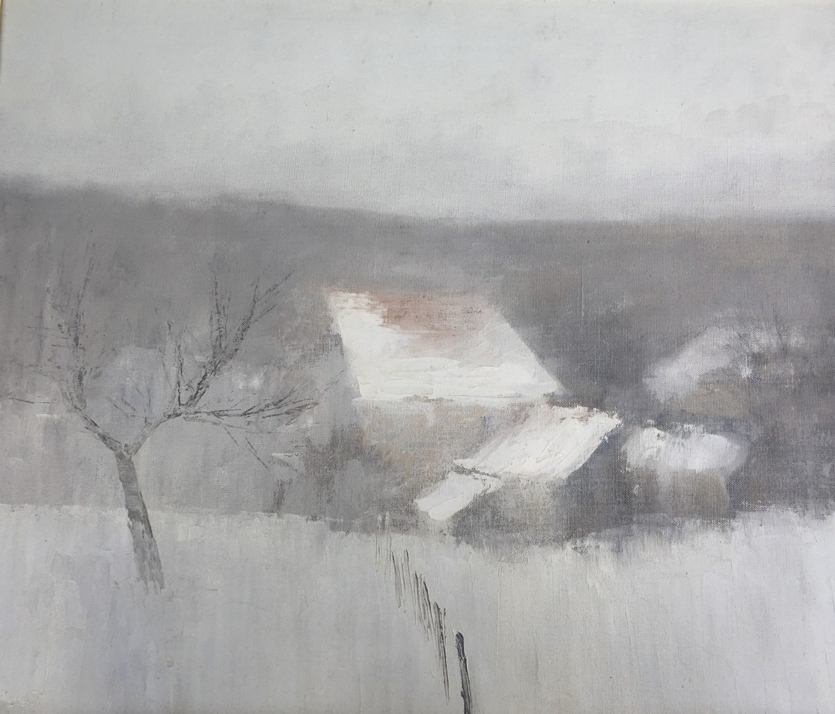 "PAYSAGE de NEIGE" par Jean Louis ROUGET -photo-2